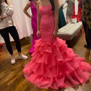 Rachel Allan Pink Prom Dress